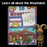 Mountains Lapbook for Early Learners - Animal Habitats