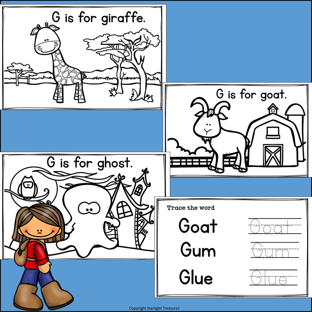 Letter G Mini Book