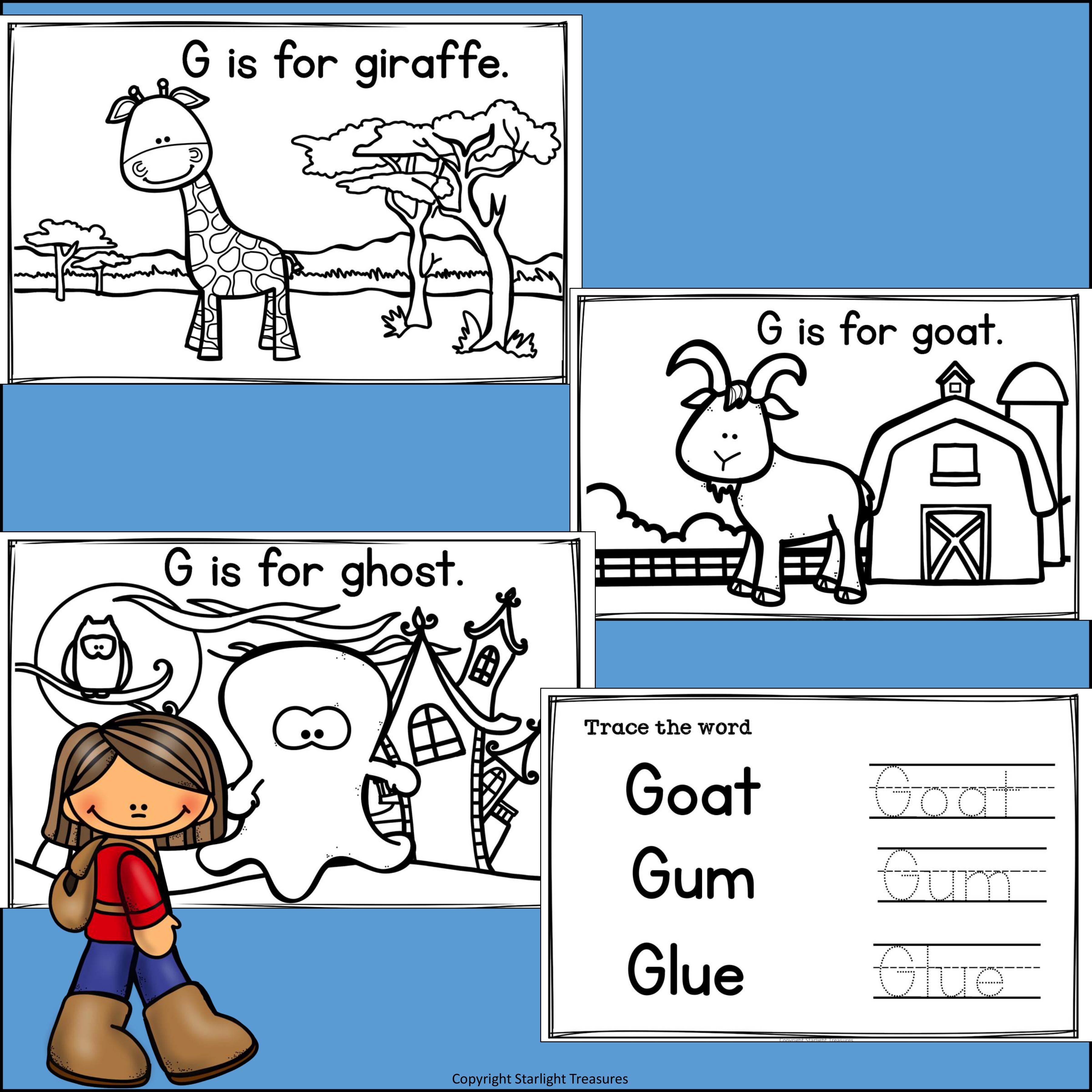 Letter G Mini Book