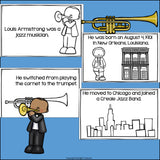 Louis Armstrong Mini Book for Early Readers: Black History Month