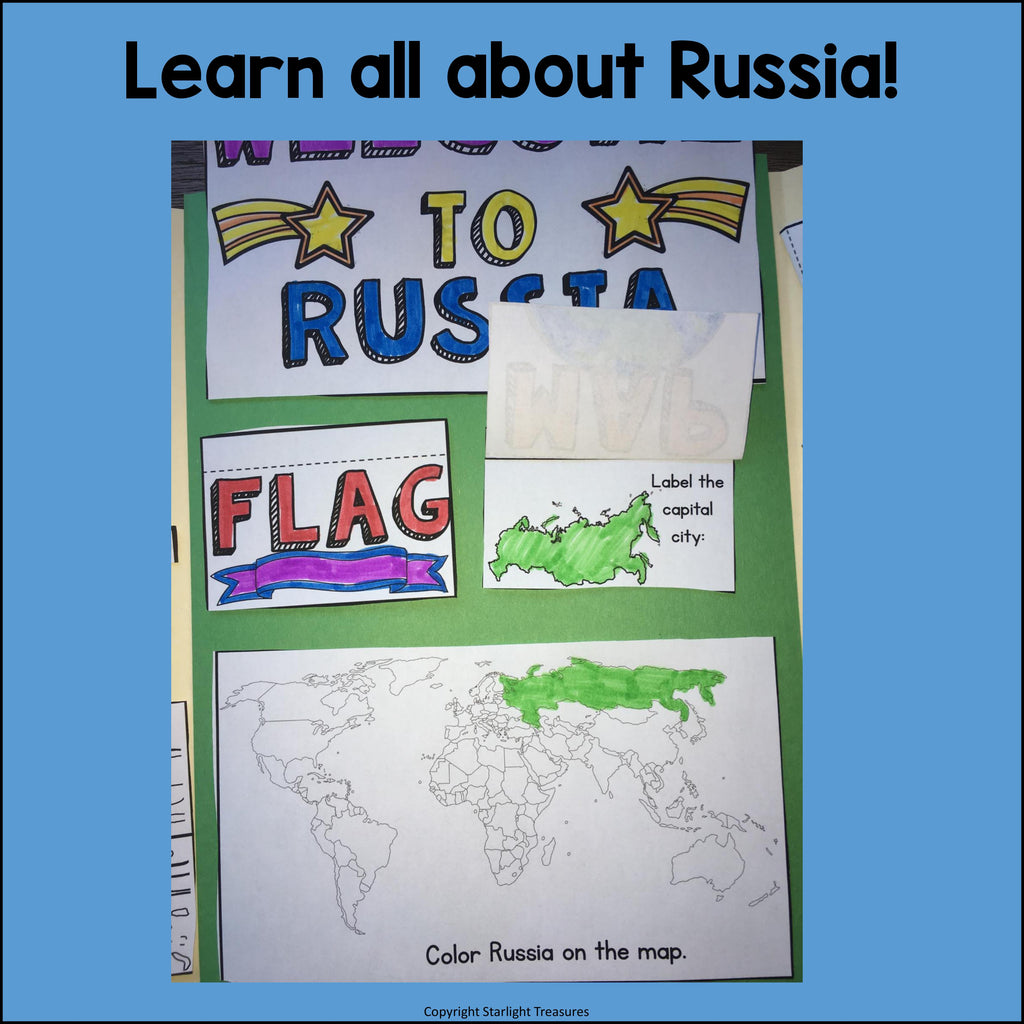 Russia Lapbook for Early Learners - A Country Study
