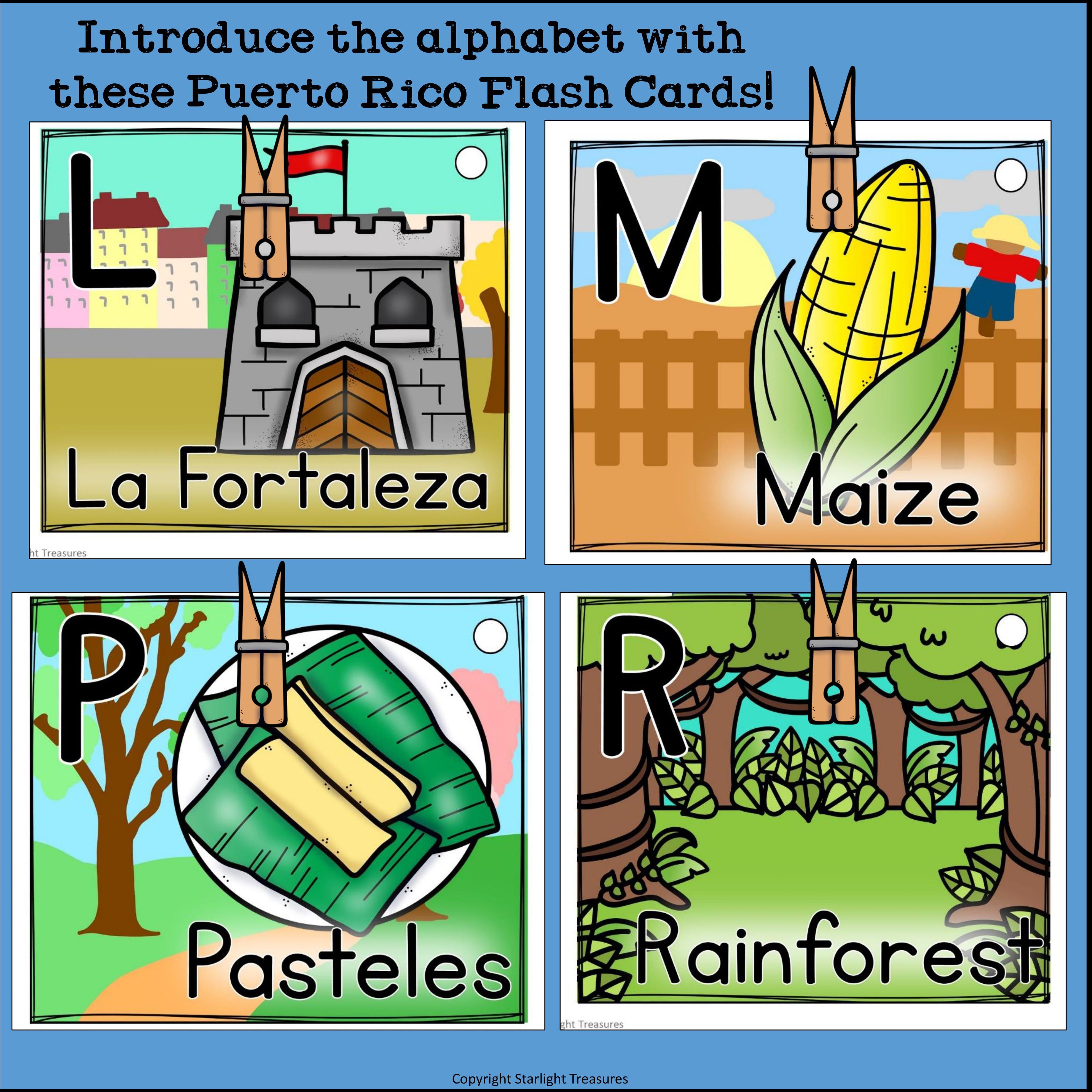 Puerto Rico Flash Cards