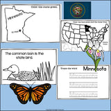 Minnesota Mini Book for Early Readers - A State Study