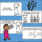 Billie Holiday Mini Book for Early Readers: Black History Month