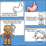 Human Body Systems: Digestive System Mini Book for Early Readers