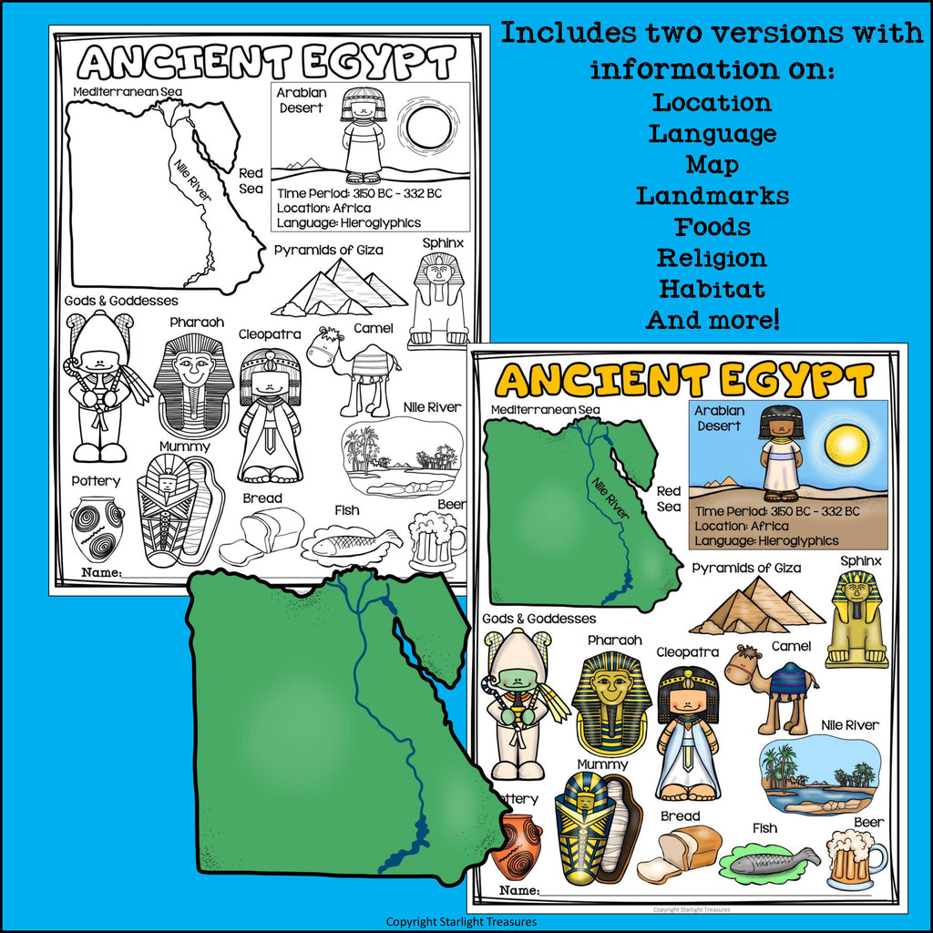 Ancient Egypt Fact Sheet