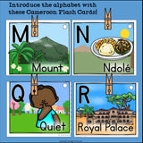Alphabet Flash Cards for Early Readers - Country of Cameroon