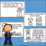 Tim Berners-Lee Mini Book for Early Readers: Inventors