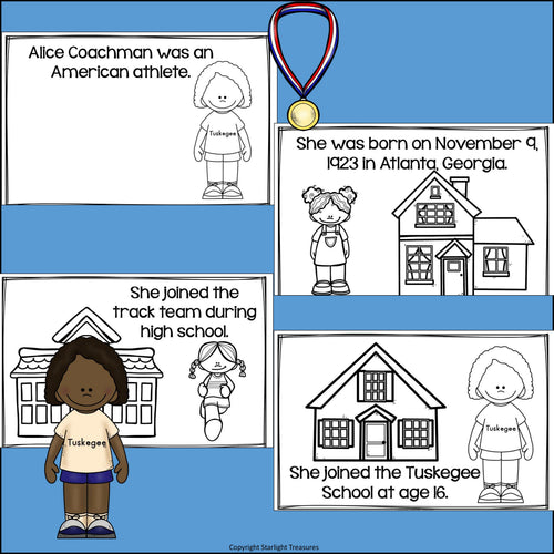 Alice Coachman Mini Book for Early Readers