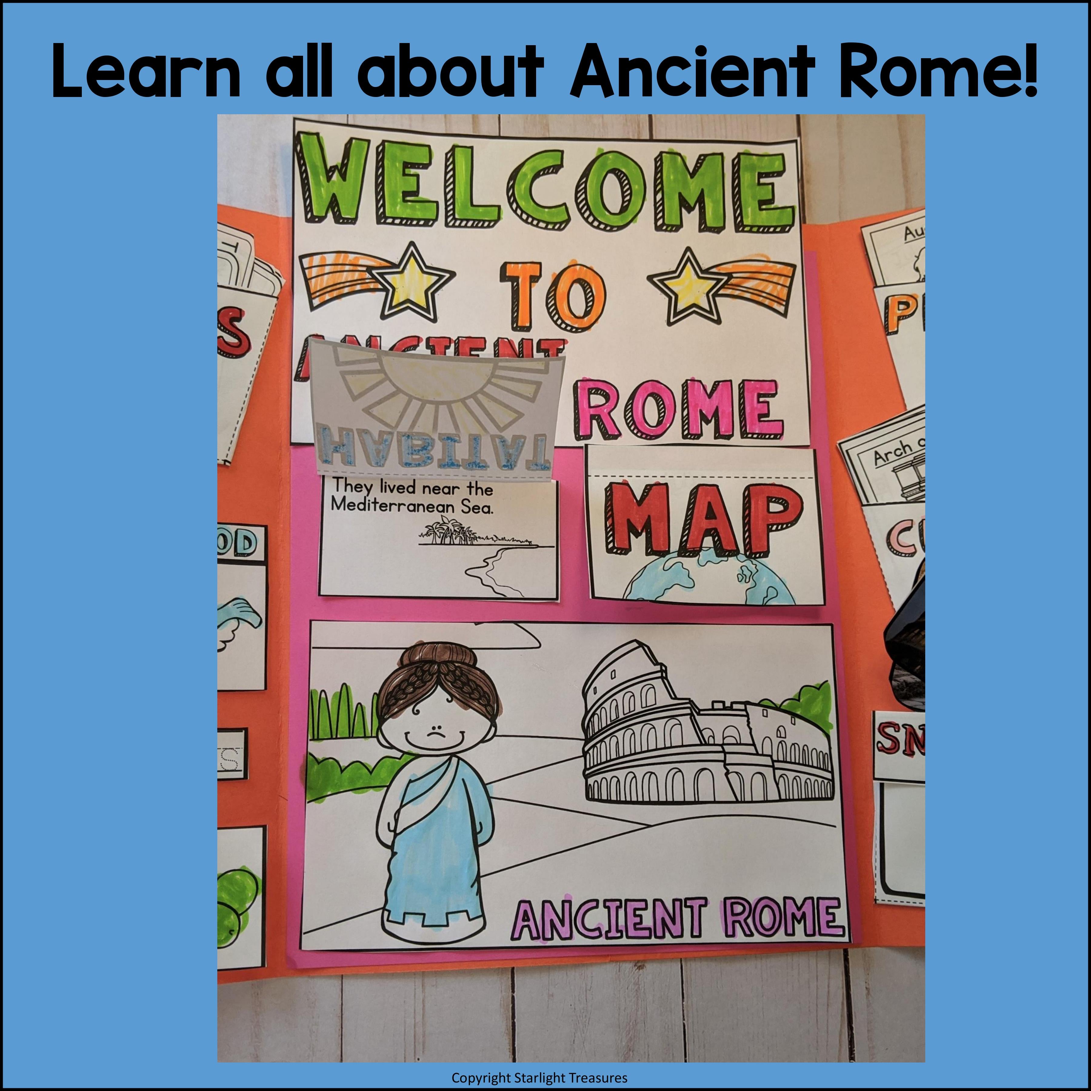 Ancient Rome Lapbook for Early Learners