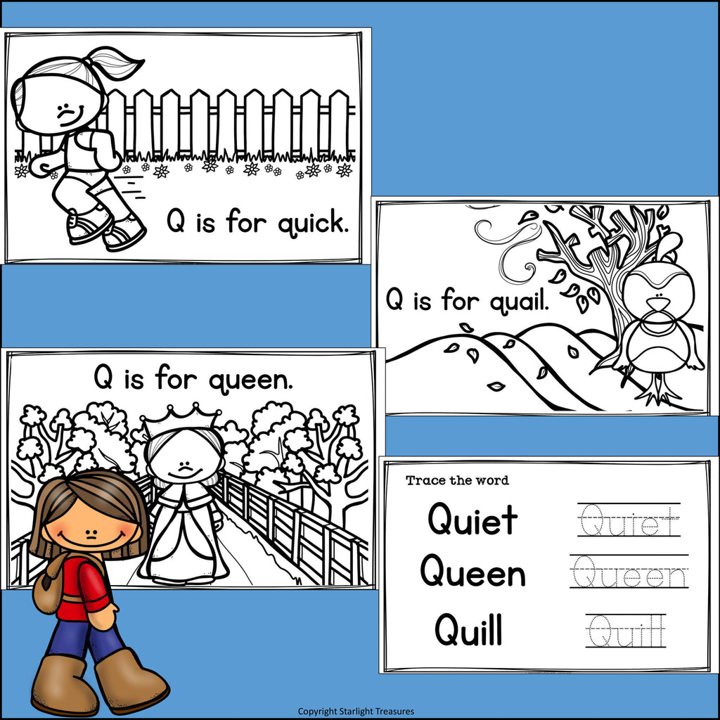 Alphabet Letter of the Week: The Letter Q Mini Book