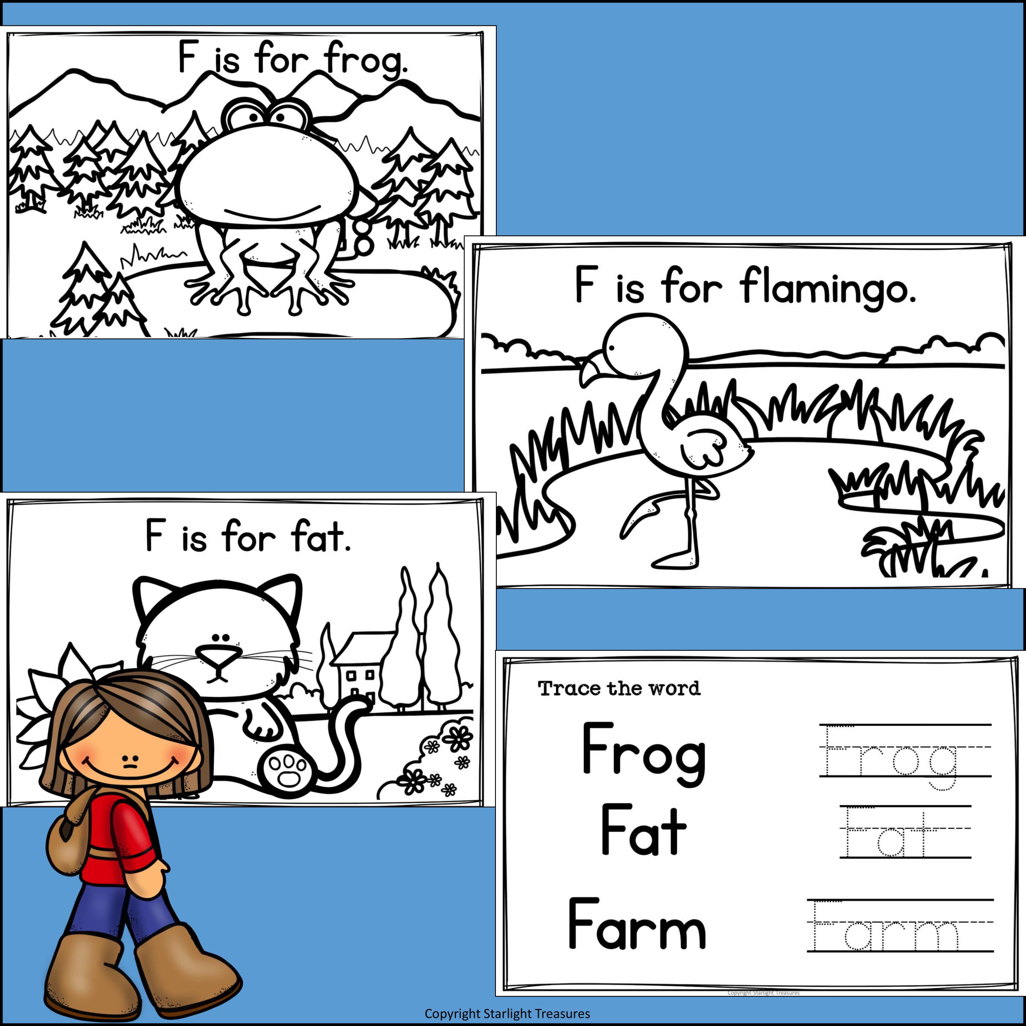 Letter F Mini Book