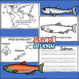 Salmon Mini Book for Early Readers