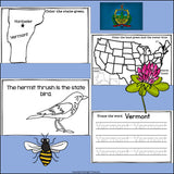Vermont Mini Book for Early Readers - A State Study