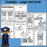 Police Mini Book for Early Readers