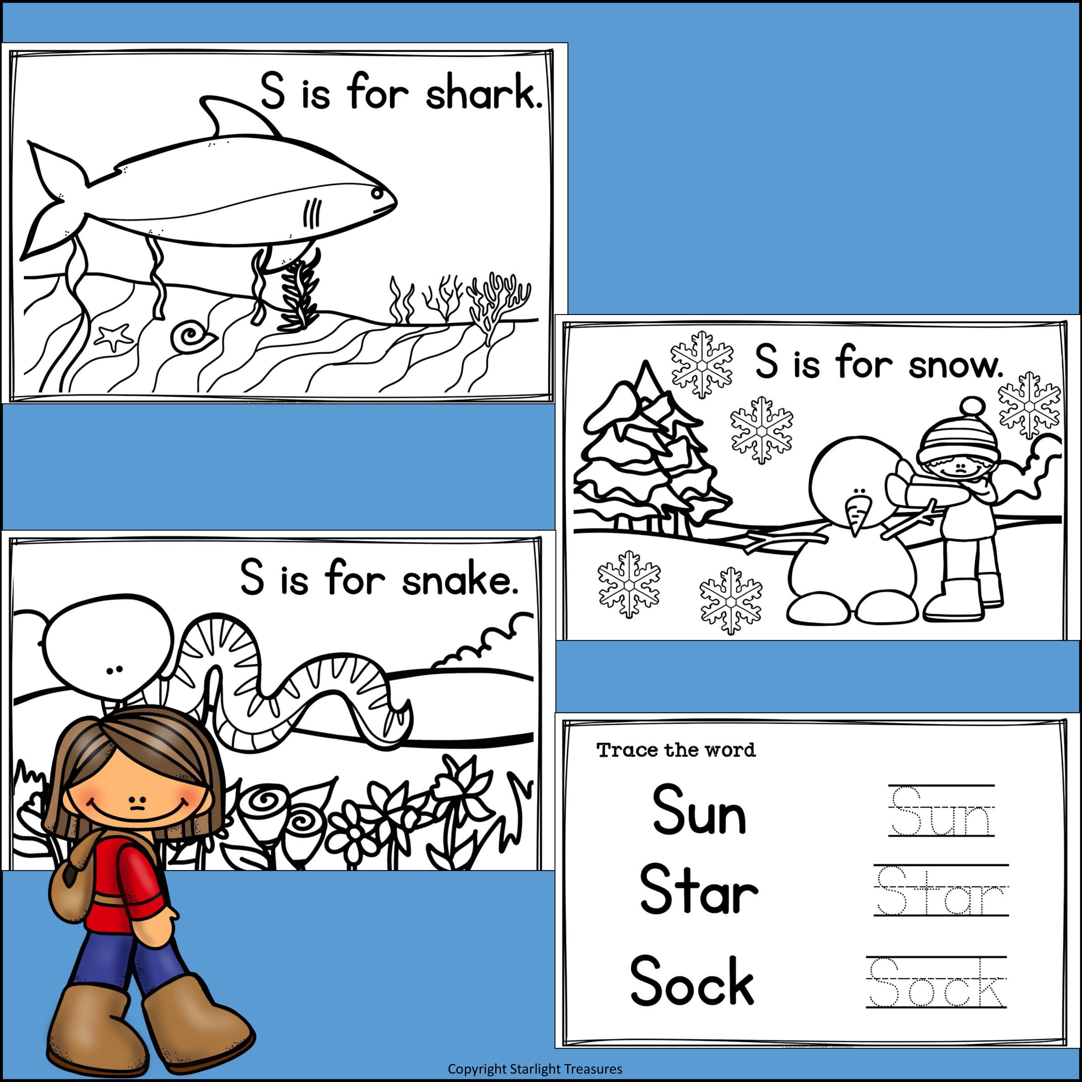 Alphabet Letter of the Week: The Letter S Mini Book
