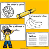 Colors of the Week: Yellow Mini Book 