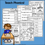 Long E Worksheets and Activities for Early Readers