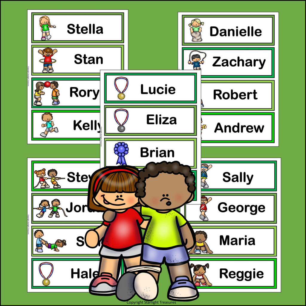 Field Day Name Tags - Editable