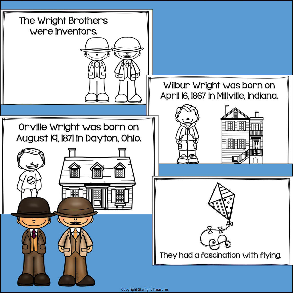 Wright Brothers Mini Book for Early Readers: Inventors
