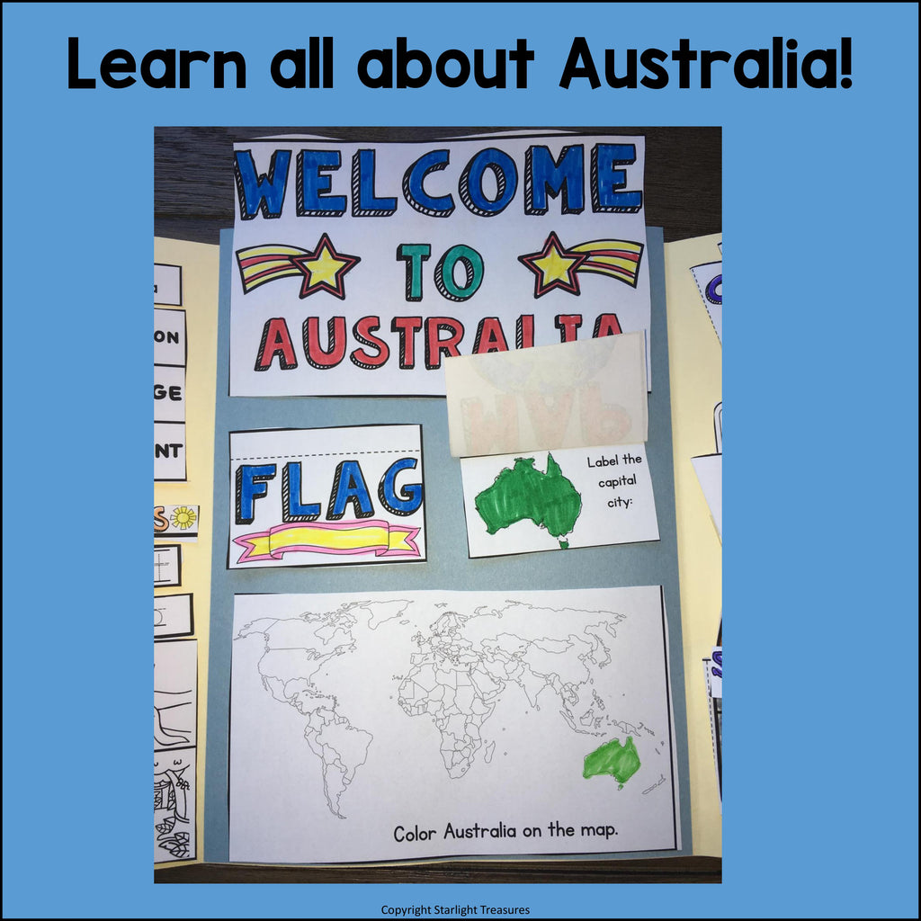 Australia Lapbook for Early Learners