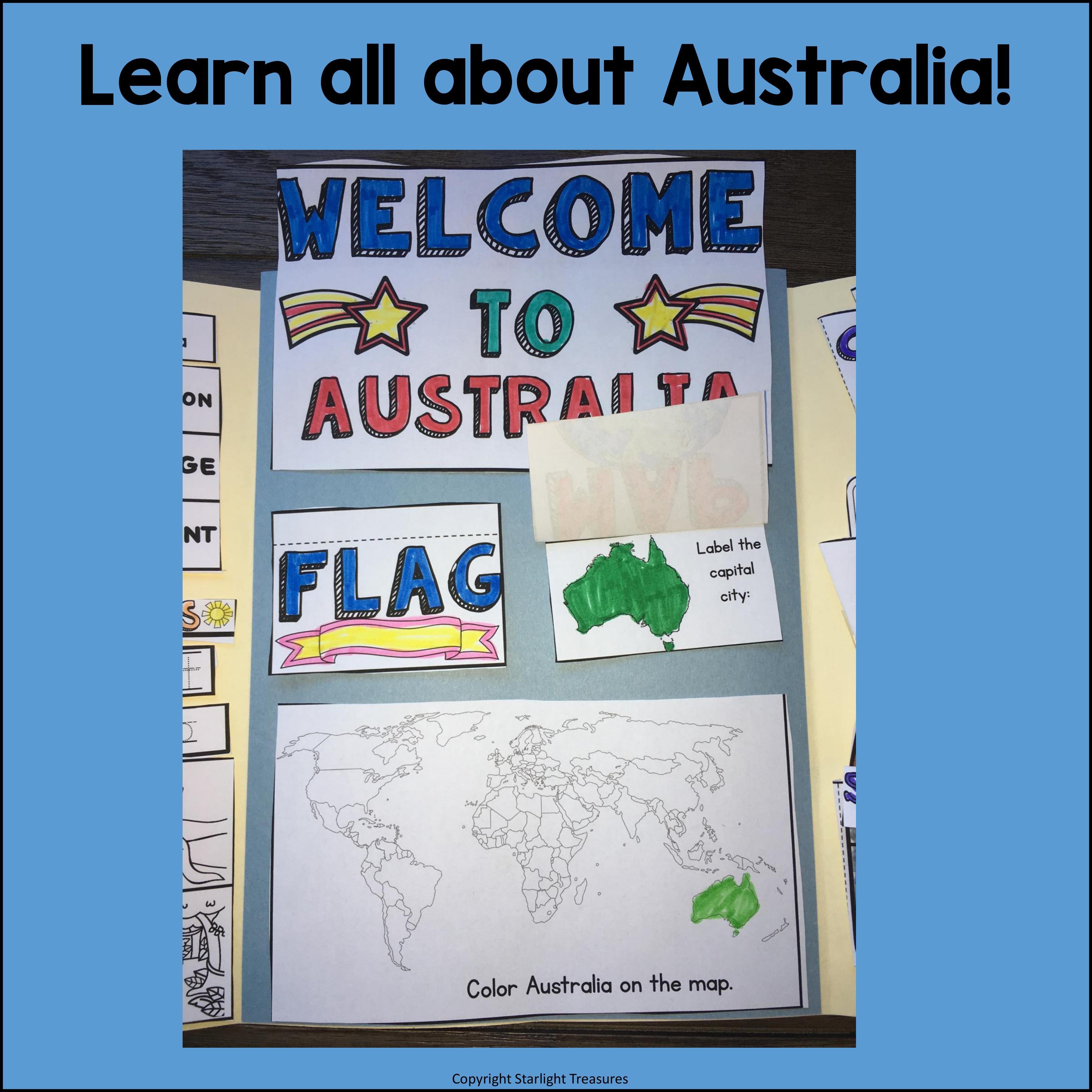 Australia Lapbook for Early Learners