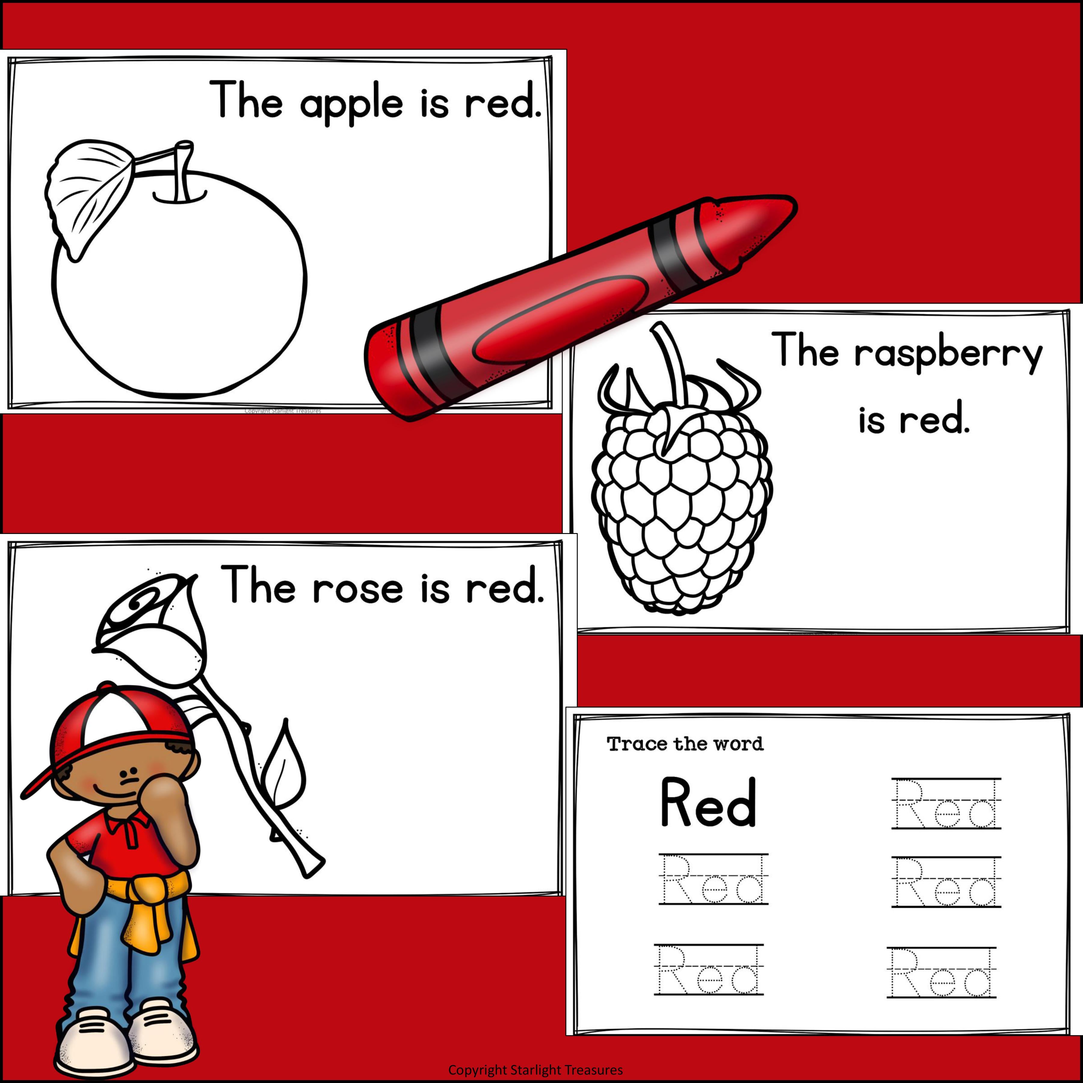 Colors of the Week: Red Mini Book