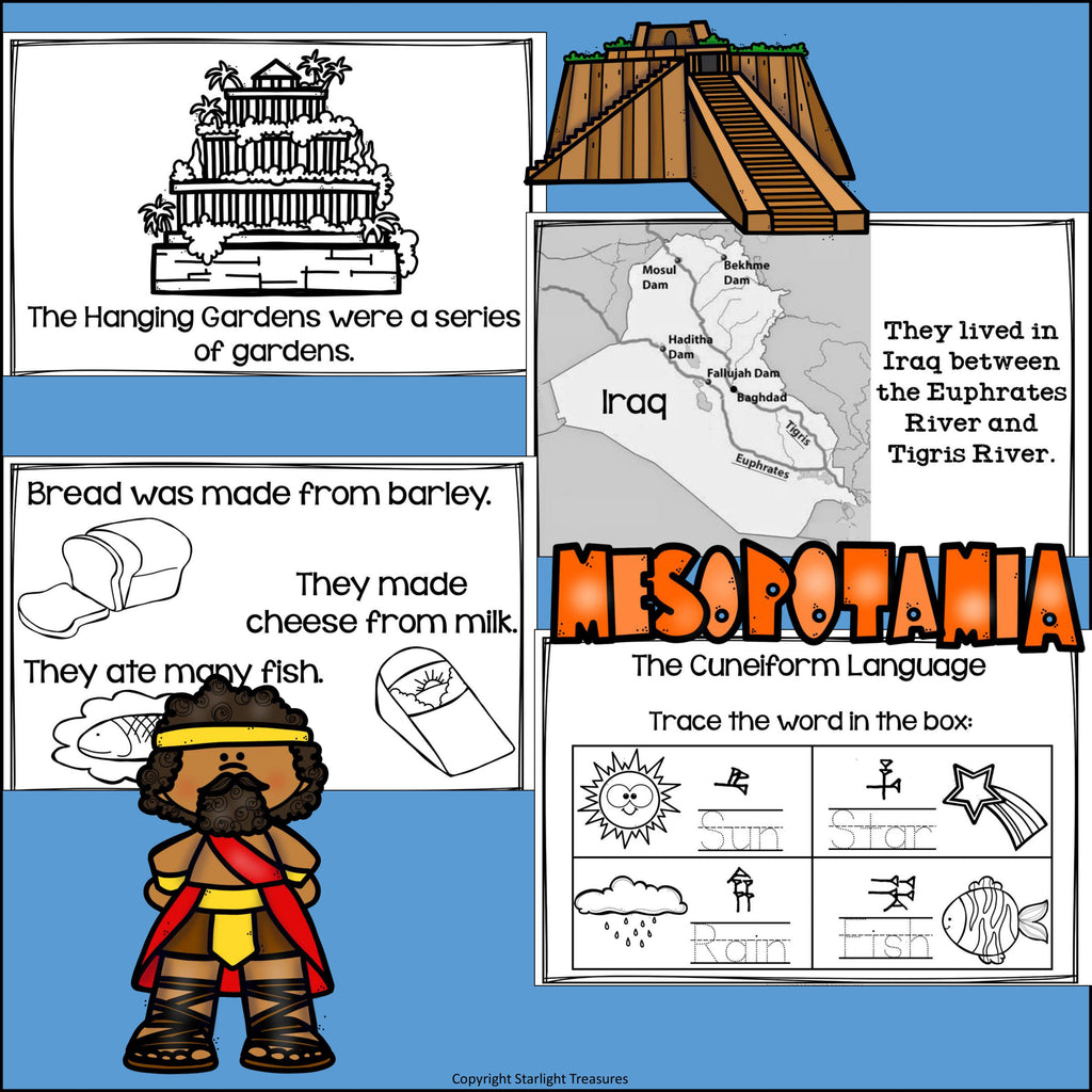 Mesopotamia Mini Book for Early Readers