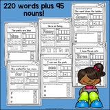 Dolch Sight Words Worksheets and Activities for Early Readers #4