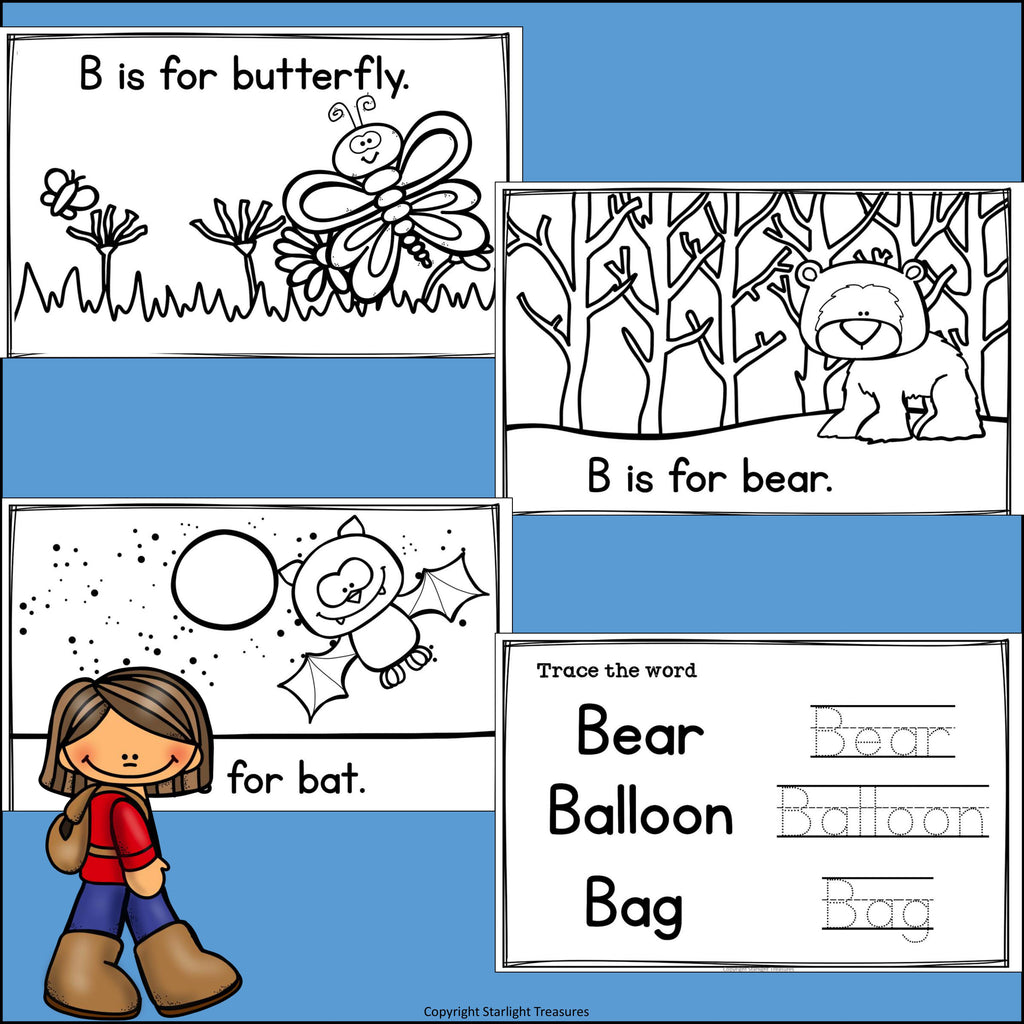 Letter B Mini Book