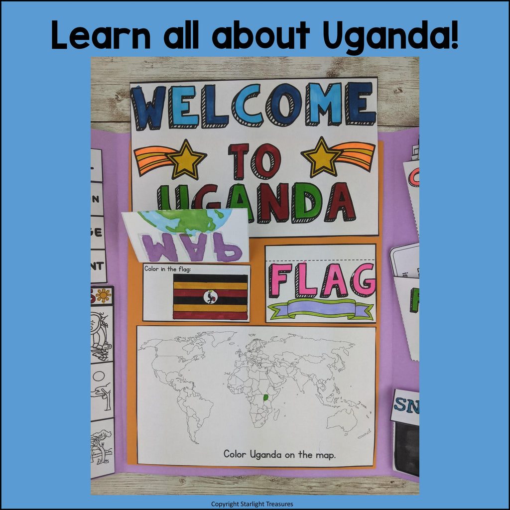 Uganda Lapbook for Early Learners - A Country Study