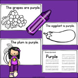 Colors of the Week: Purple Mini Book