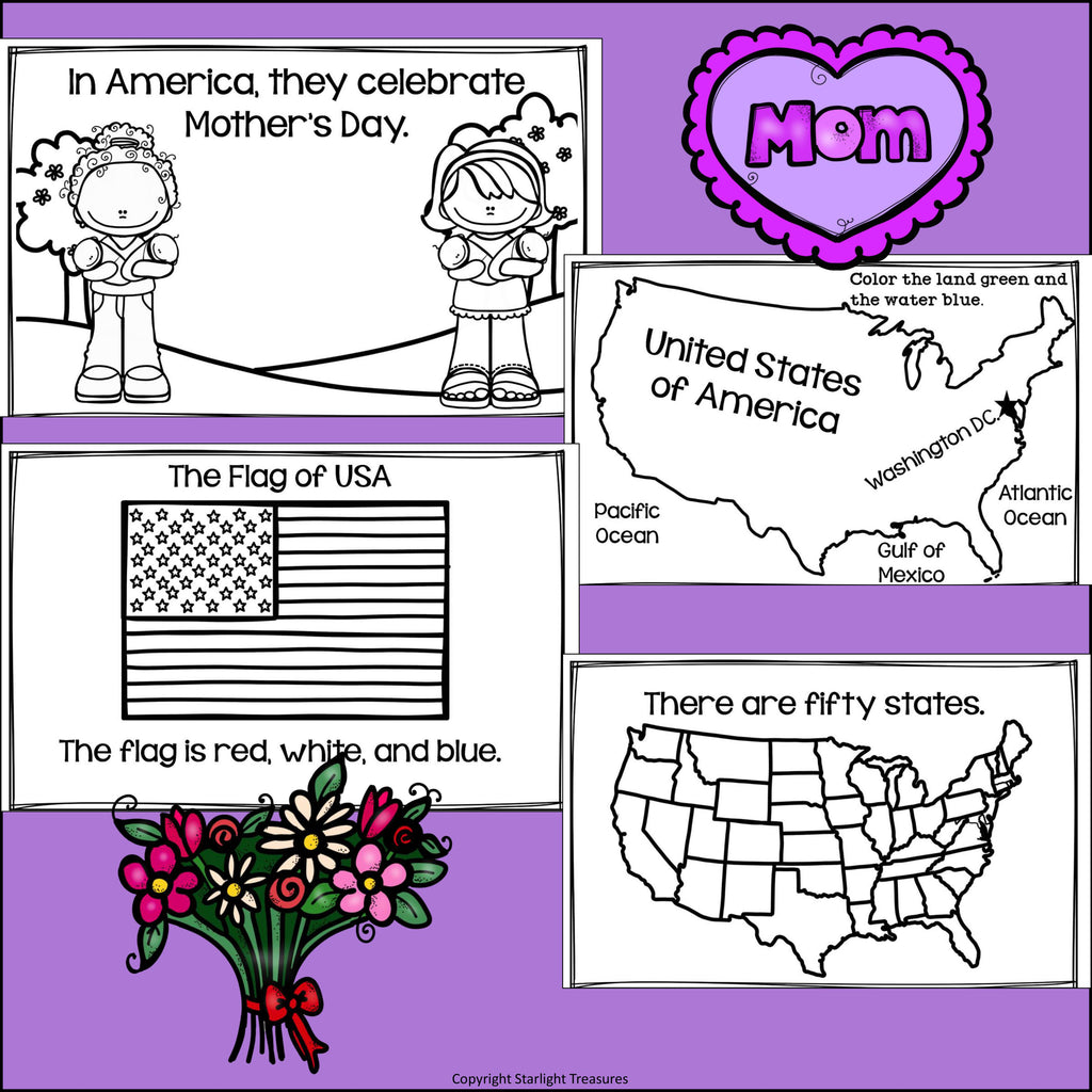 Mother's Day Mini Book for Early Readers