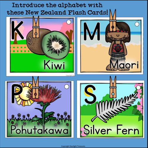 New Zealand Flash Cards