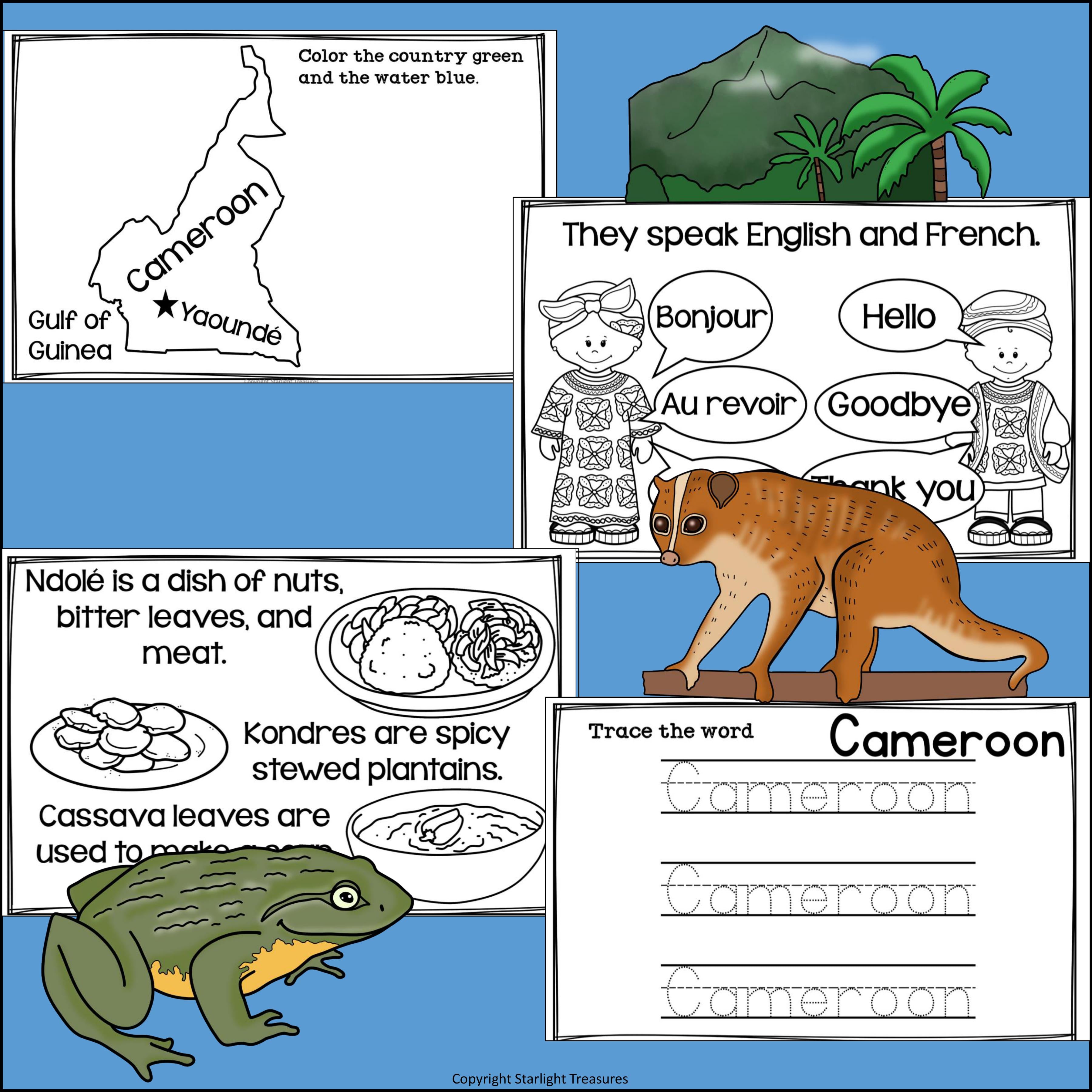 Cameroon Mini Book for Early Readers - A Country Study