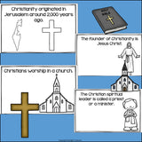 Christianity Mini Book for Early Readers: World Religions