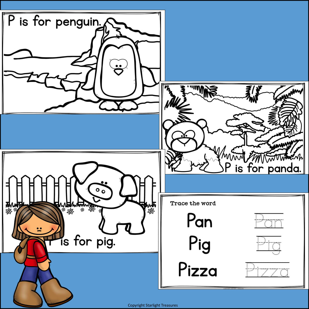 Alphabet Letter of the Week: The Letter P Mini Book