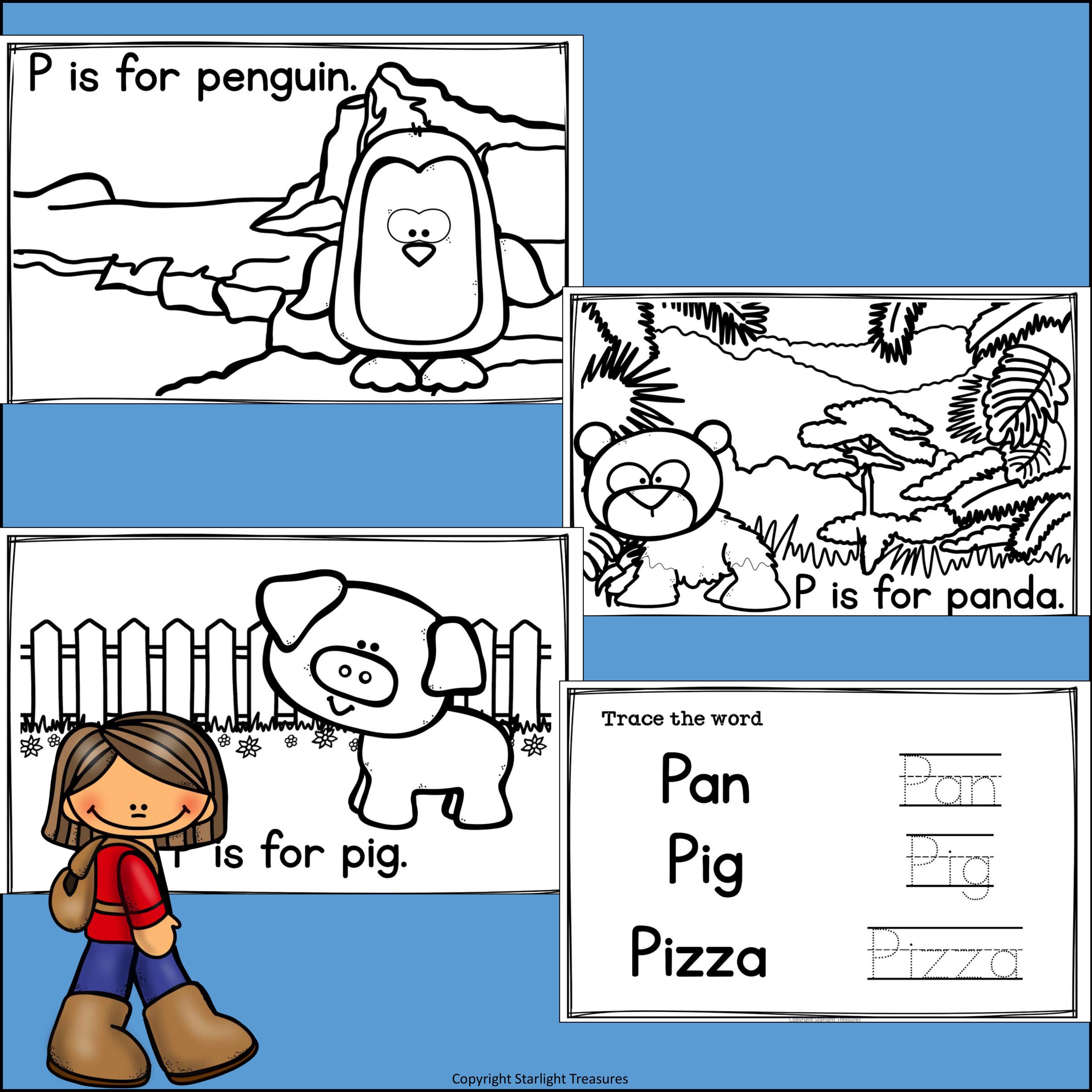Alphabet Letter of the Week: The Letter P Mini Book