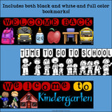 Back to School Cut n' Color Bookmarks