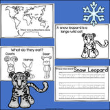 Snow Leopard Mini Book for Early Readers