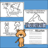 Mountains Food Chain Mini Book for Early Readers - Food Chains