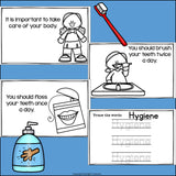 Personal Hygiene Mini Book for Early Readers