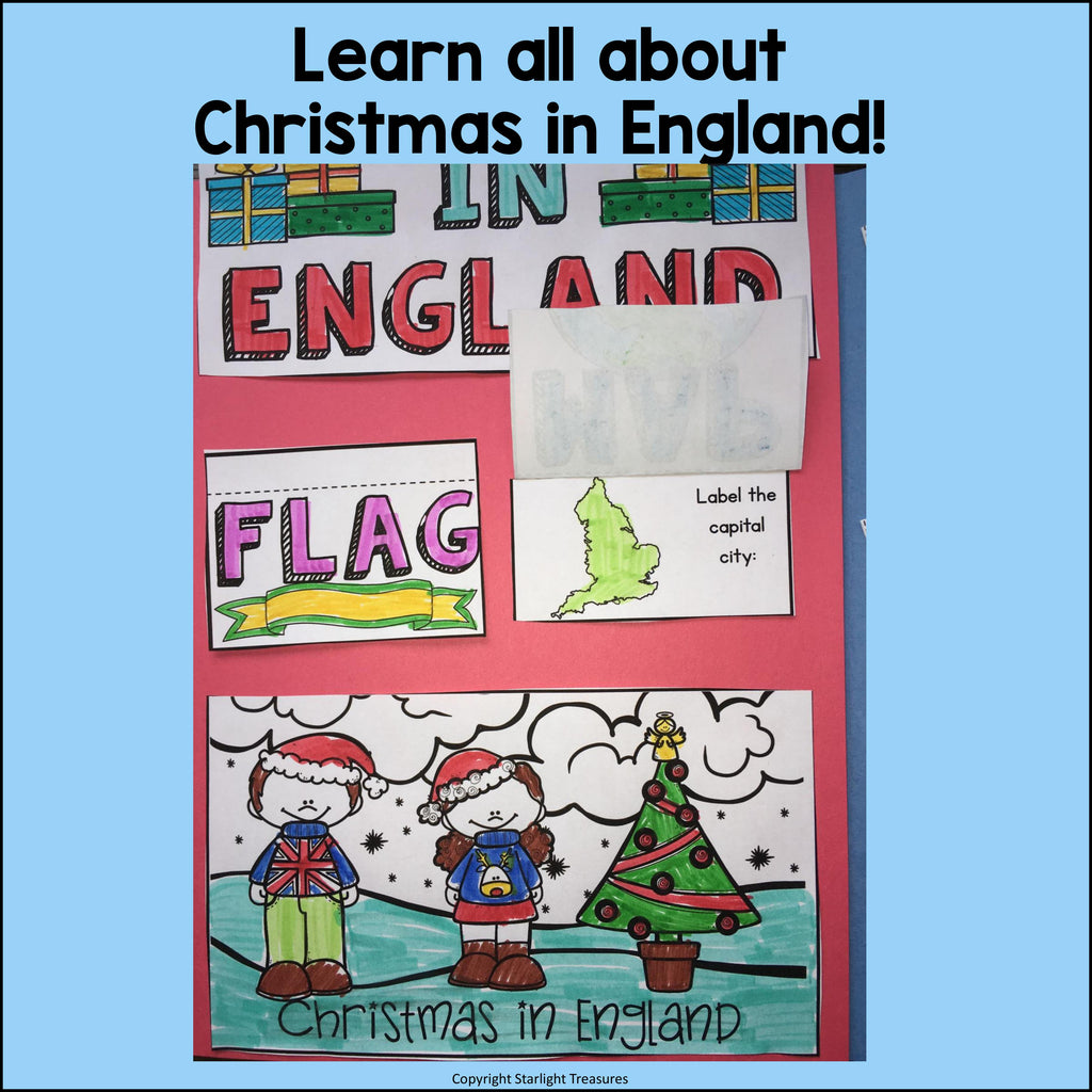 Christmas in England Lapbook for Early Learners