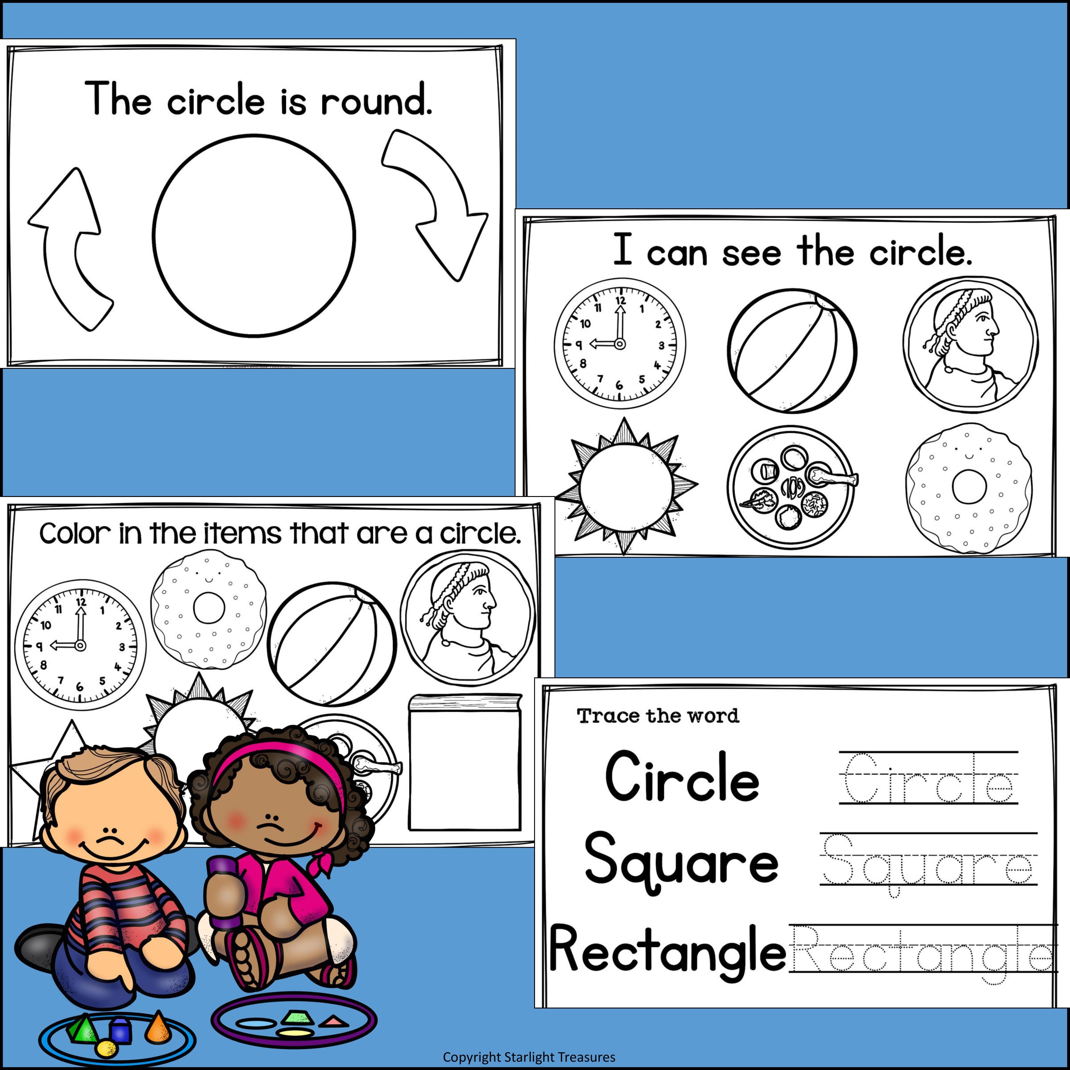 Learn Our Shapes: Shapes Mini Book for Early Readers