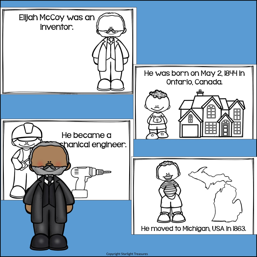 Elijah McCoy Mini Book for Early Readers: Inventors
