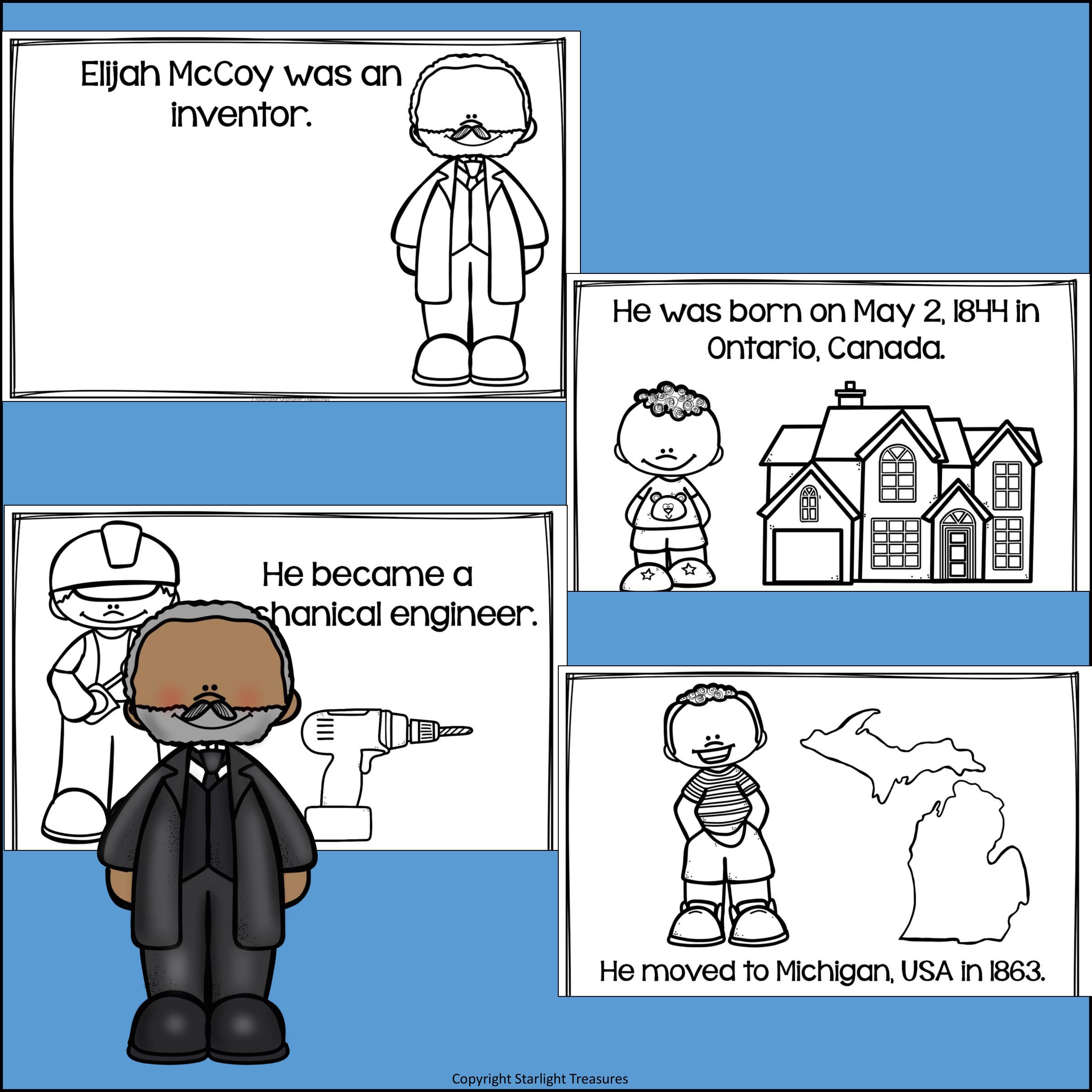 Elijah McCoy Mini Book for Early Readers: Inventors