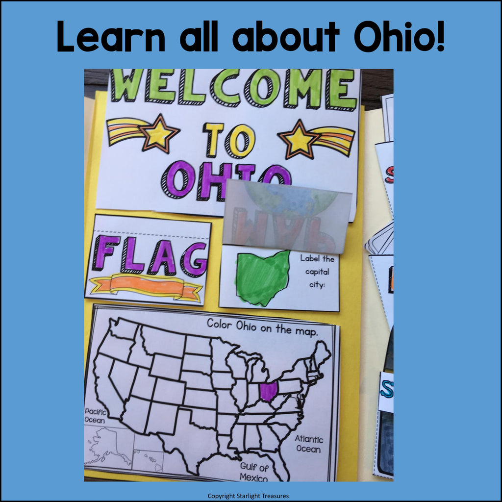 Ohio Lapbook for Early Learners - A State Study