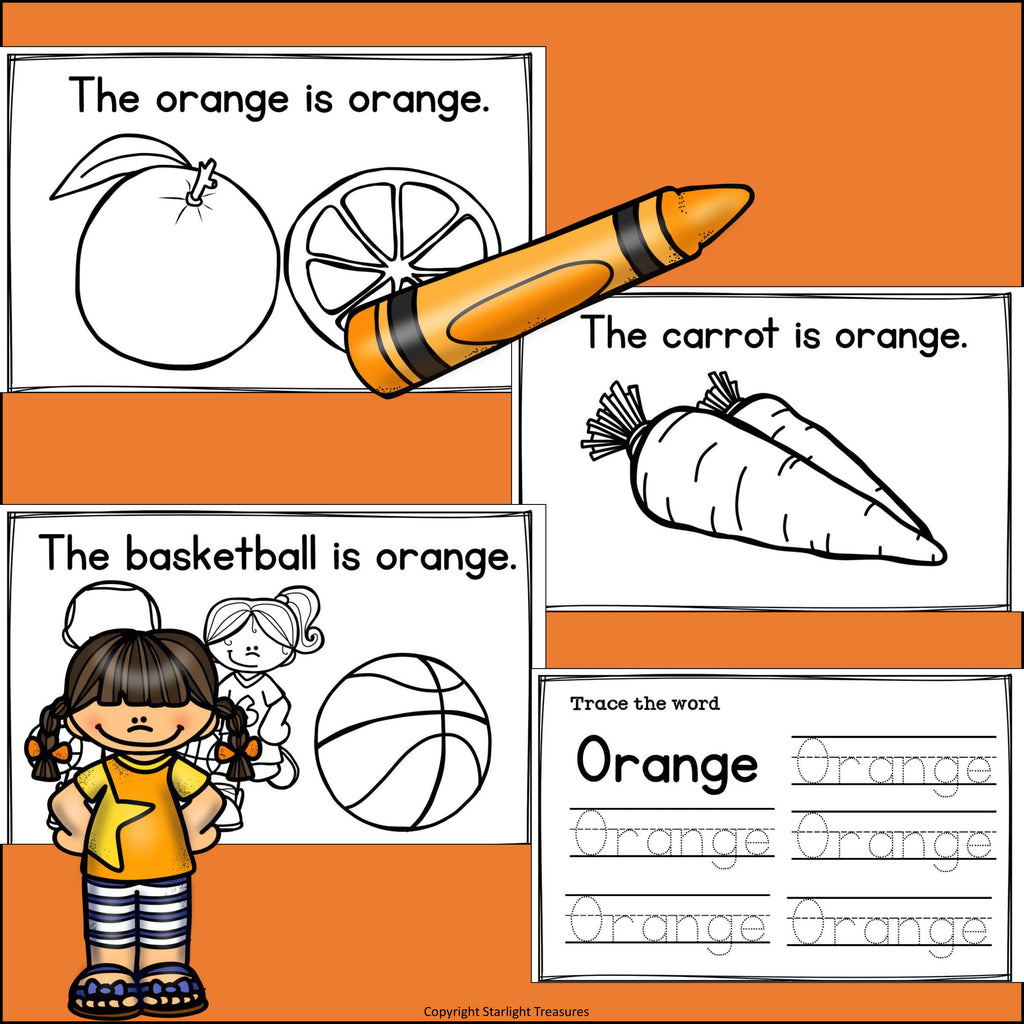 Colors of the Week: Orange Mini Book 