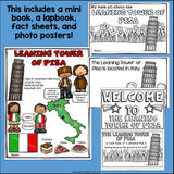 Leaning Tower of Pisa Complete Unit for Early Learners - World Landmarks