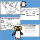 The Antarctic Mini Book for Early Readers: Antarctic Animals